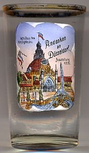 2543 Düsseldorf: Hauptgebäude der Ausstellung 1902