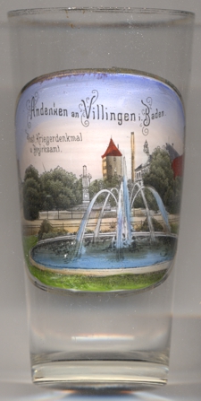 4107 Villingen-Schwenningen: Post, Krigerdenkmal u. Bezirksamt
