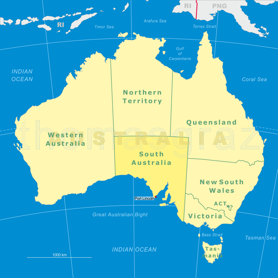 clickable map of Australia
