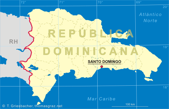 Map of the Dominican Republic