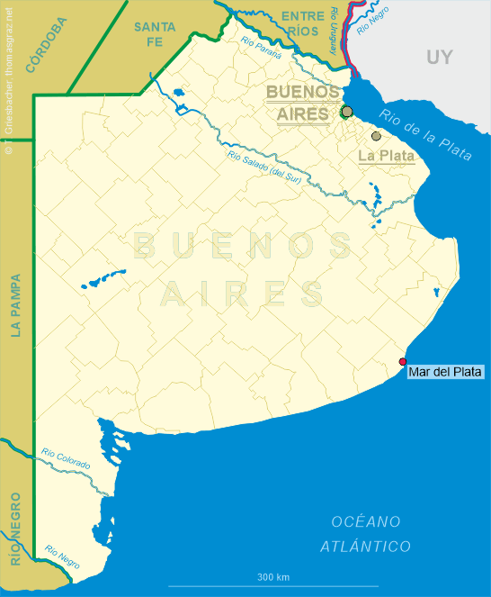 Map of Provincia de Buenos Aires