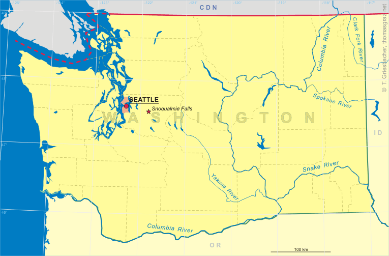 Clickable map of Wyoming